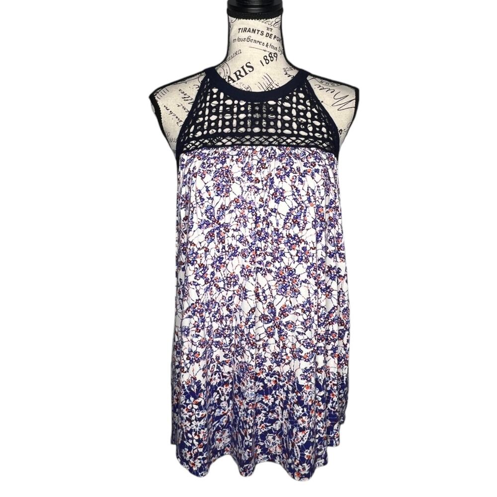 Daniel Rainn (M) Rauly Crochet Neckline Knit Top - Stitch Fix Keyhole Halter